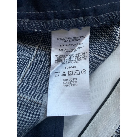 Ann Taylor Curvy Fit Women’s Size 8 Linen Blend Slacks - Picture 3 of 4